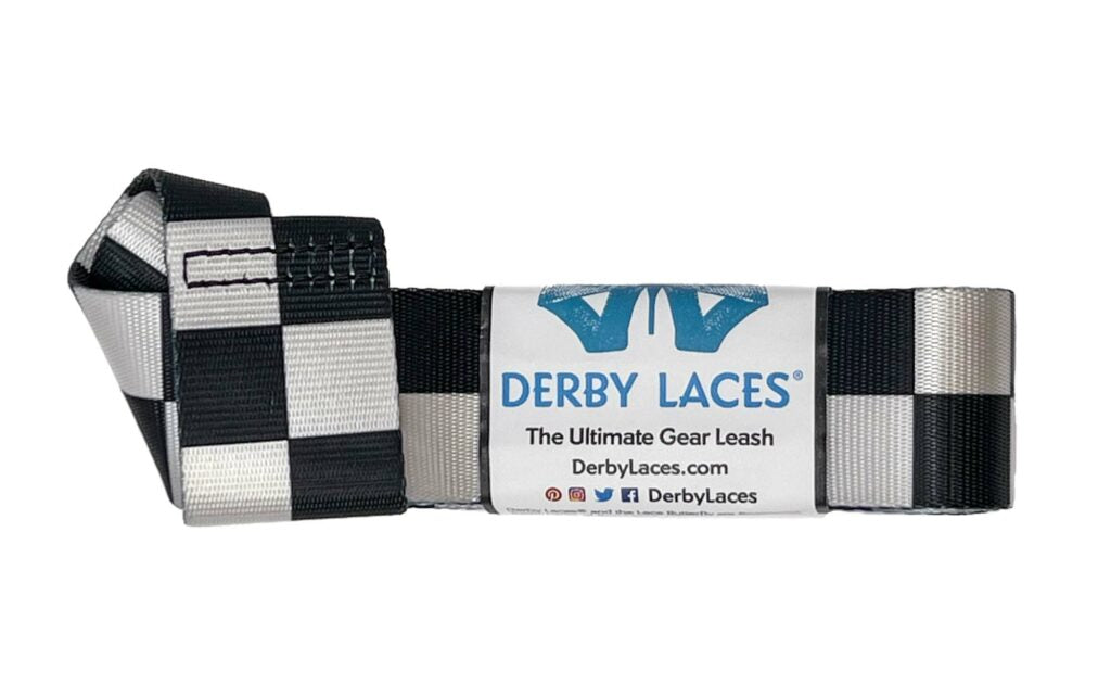 Checkered Black and White Skate Leash