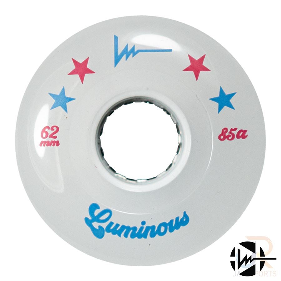LUMINOUS LED WHEELS - 62mm/85a - 4 PACK - LOADS OF COLOURS!
