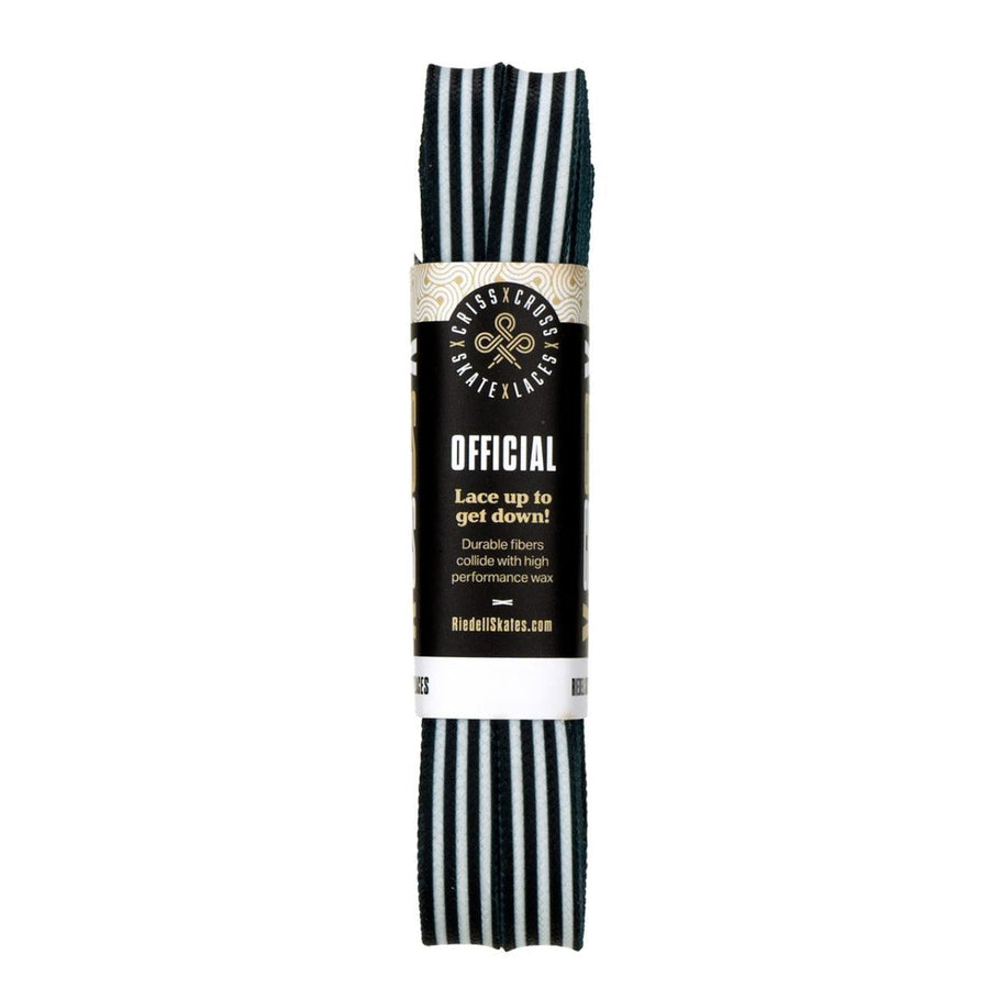 CRISS CROSS OFFICIAL BLACK/WHITE LACES