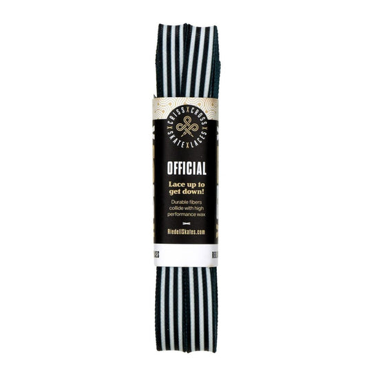 CRISS CROSS OFFICIAL BLACK/WHITE LACES