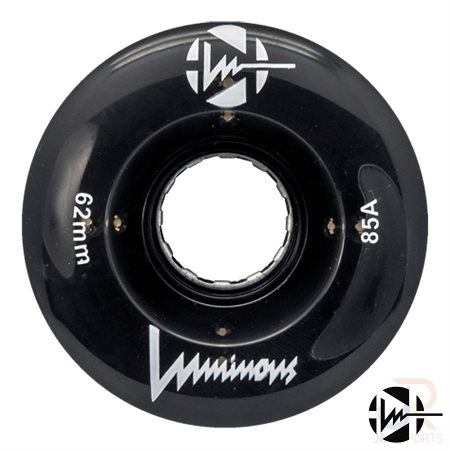 LUMINOUS LED WHEELS - 62mm/85a - 4 PACK - LOADS OF COLOURS!