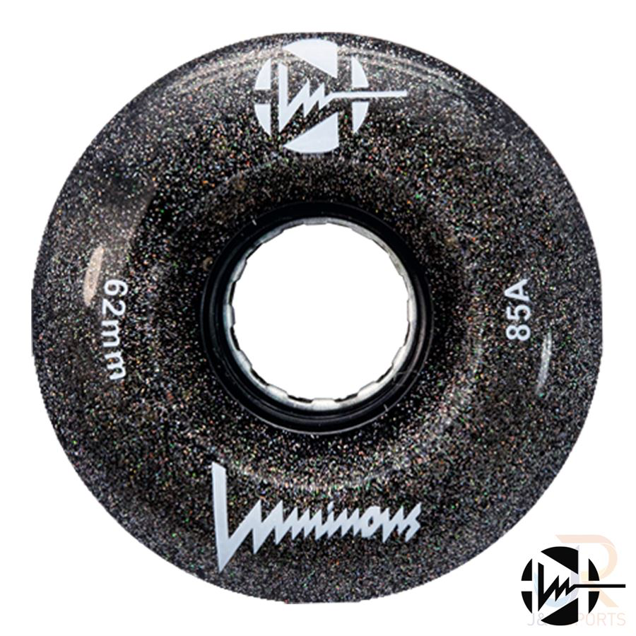 LUMINOUS LED WHEELS - 62mm/85a - 4 PACK - LOADS OF COLOURS!