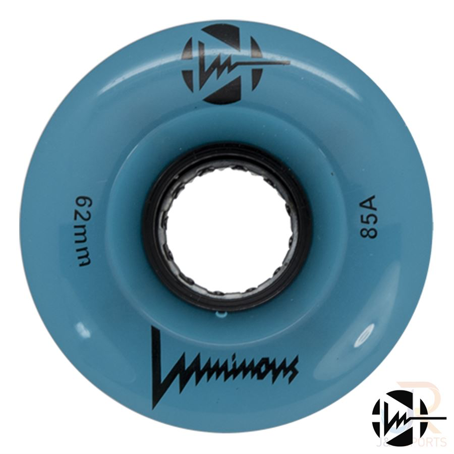 LUMINOUS LED WHEELS - 62mm/85a - 4 PACK - LOADS OF COLOURS!