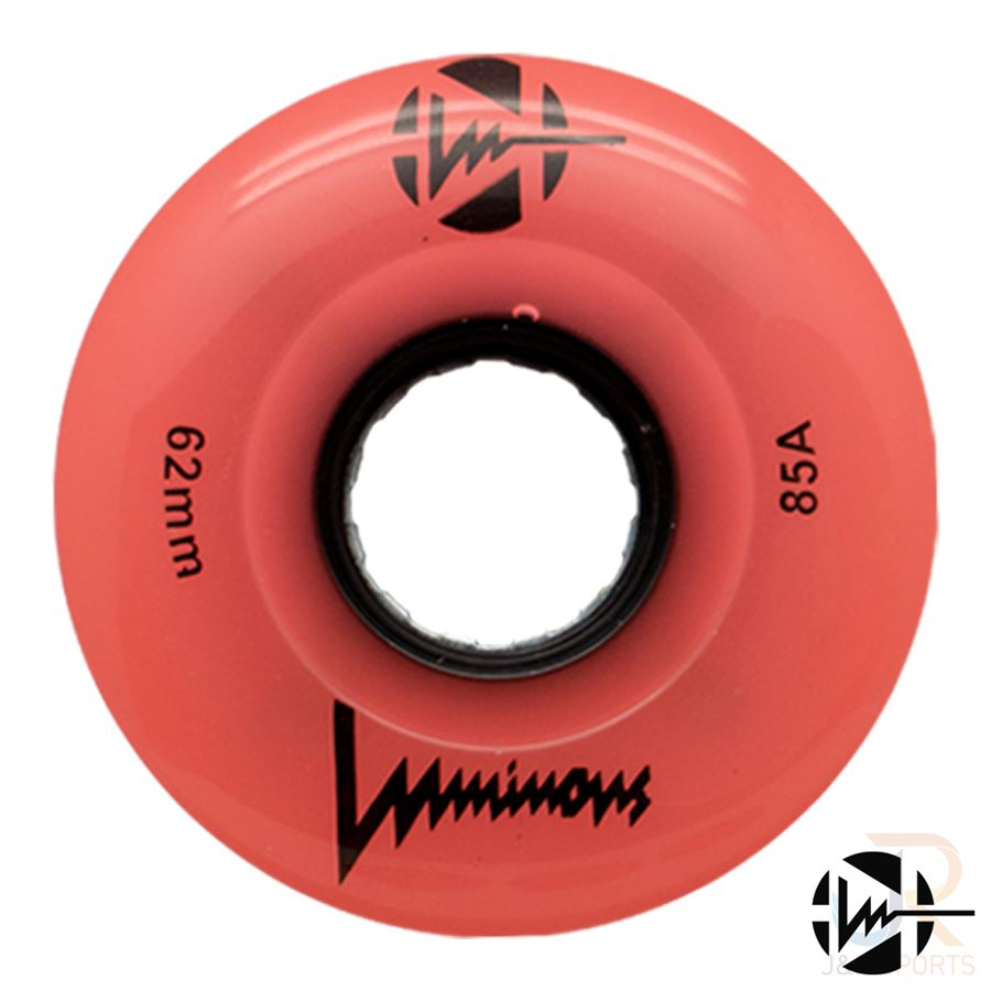 LUMINOUS LED WHEELS - 62mm/85a - 4 PACK - LOADS OF COLOURS!