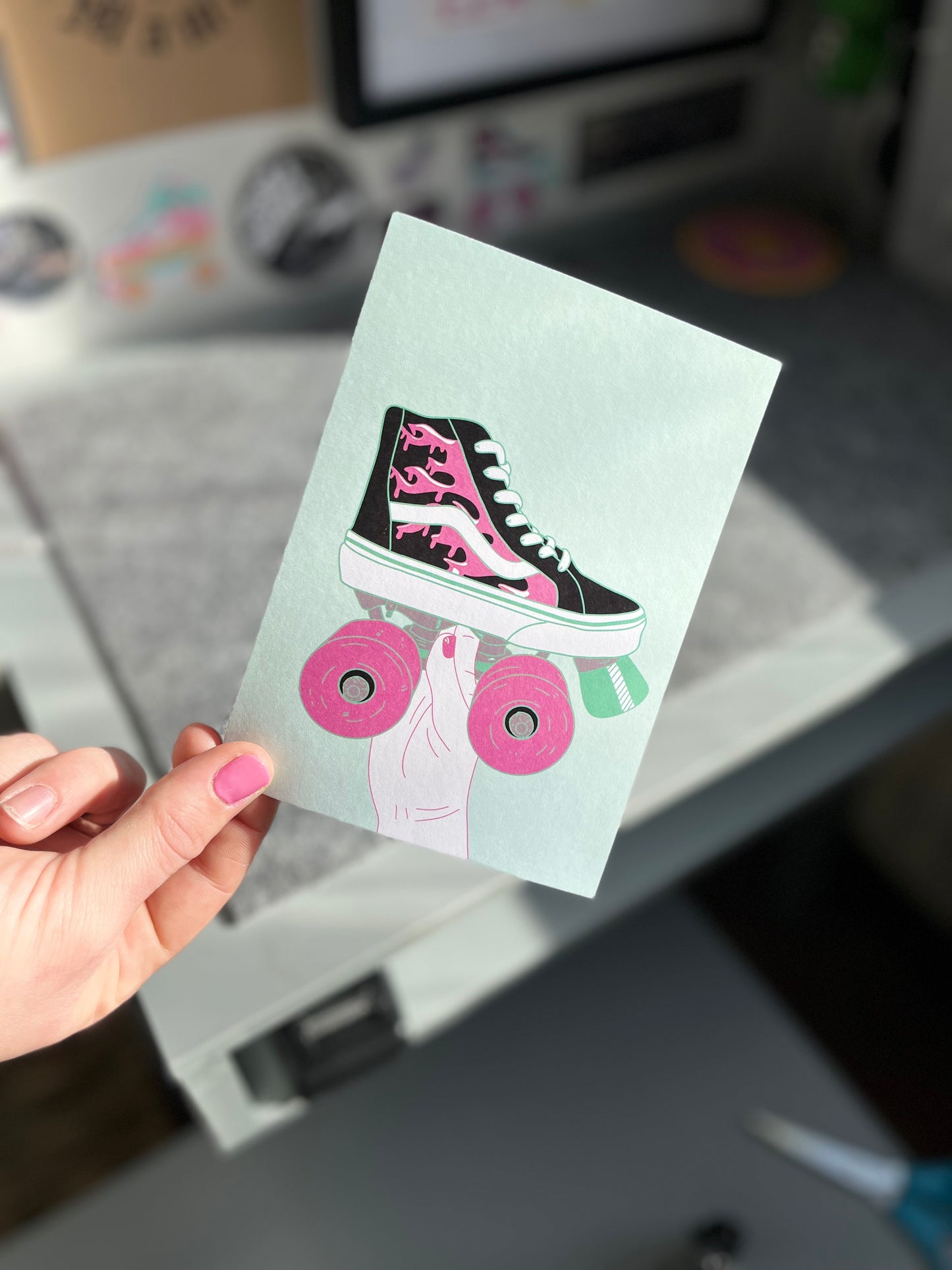Set of Three Custom Skate Art Prints