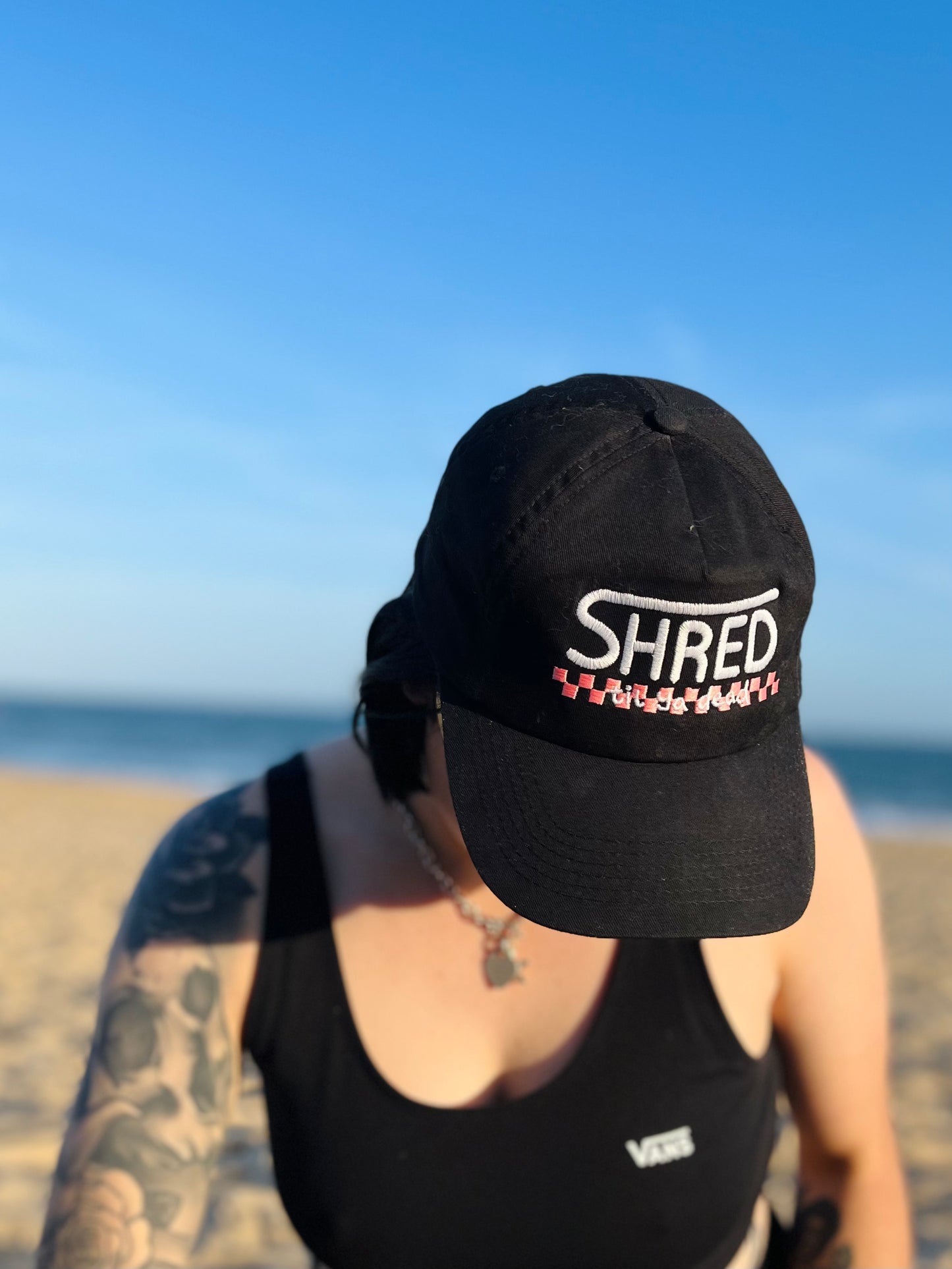 SHRED til ya dead embroidered hat