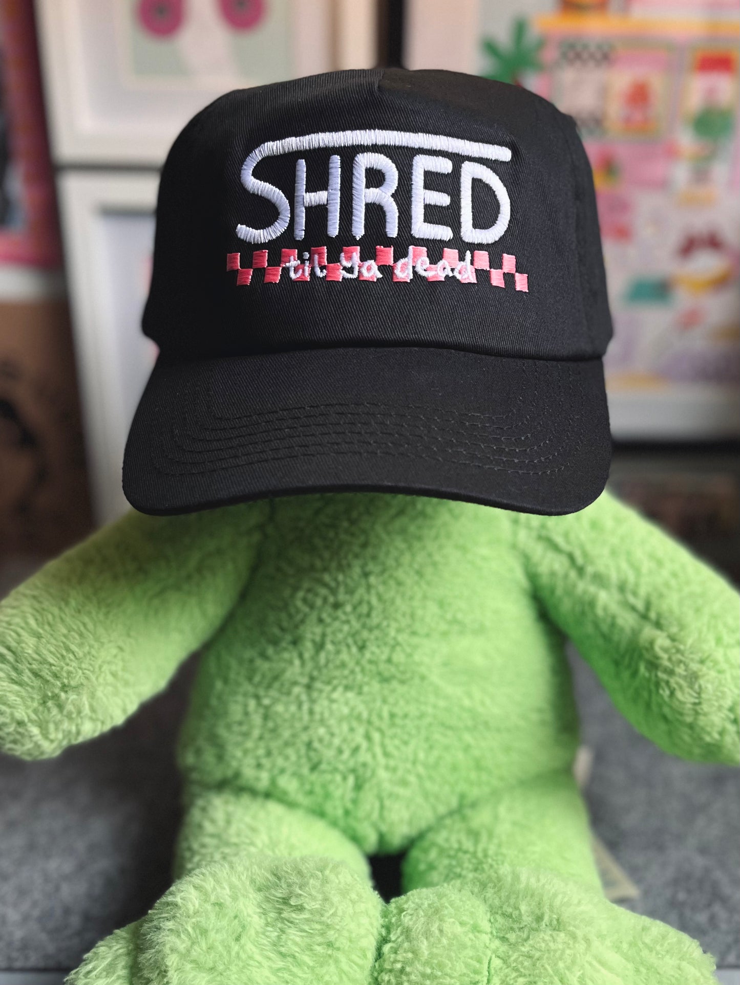 SHRED til ya dead embroidered hat