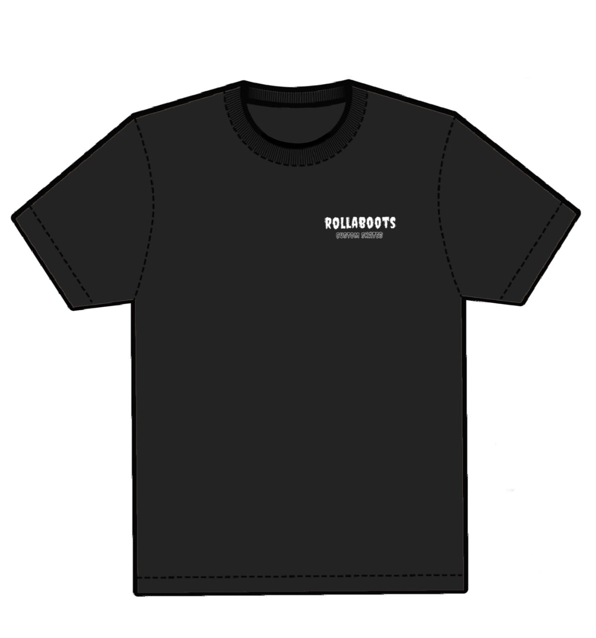 BLACK ROLLABOOTS TEE