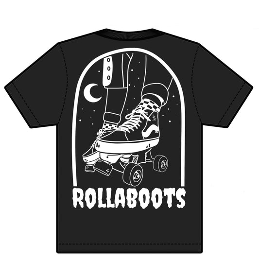 BLACK ROLLABOOTS TEE