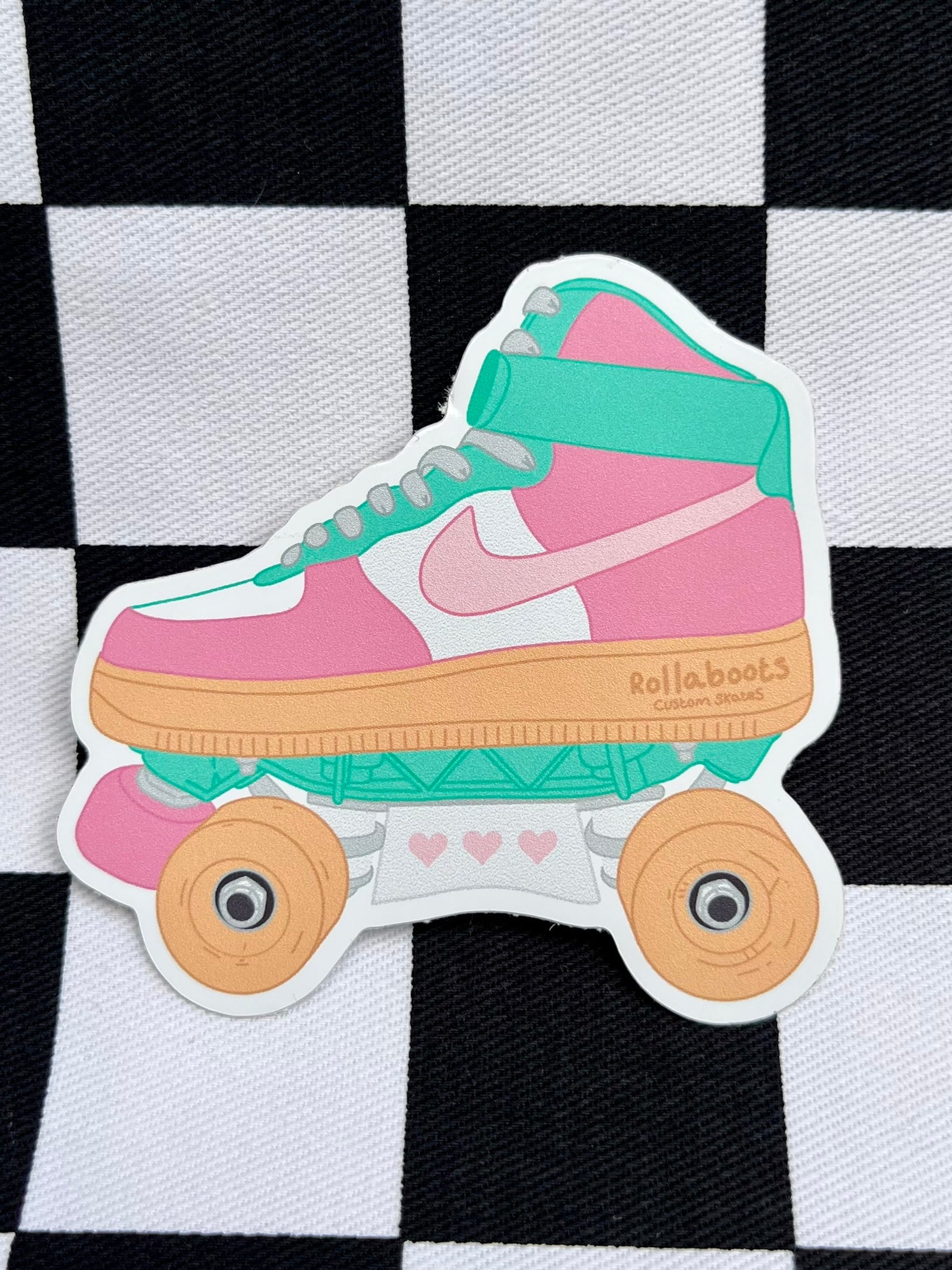 Nike Roller Skate Inspired Sticker – Rollaboots Skate Shop
