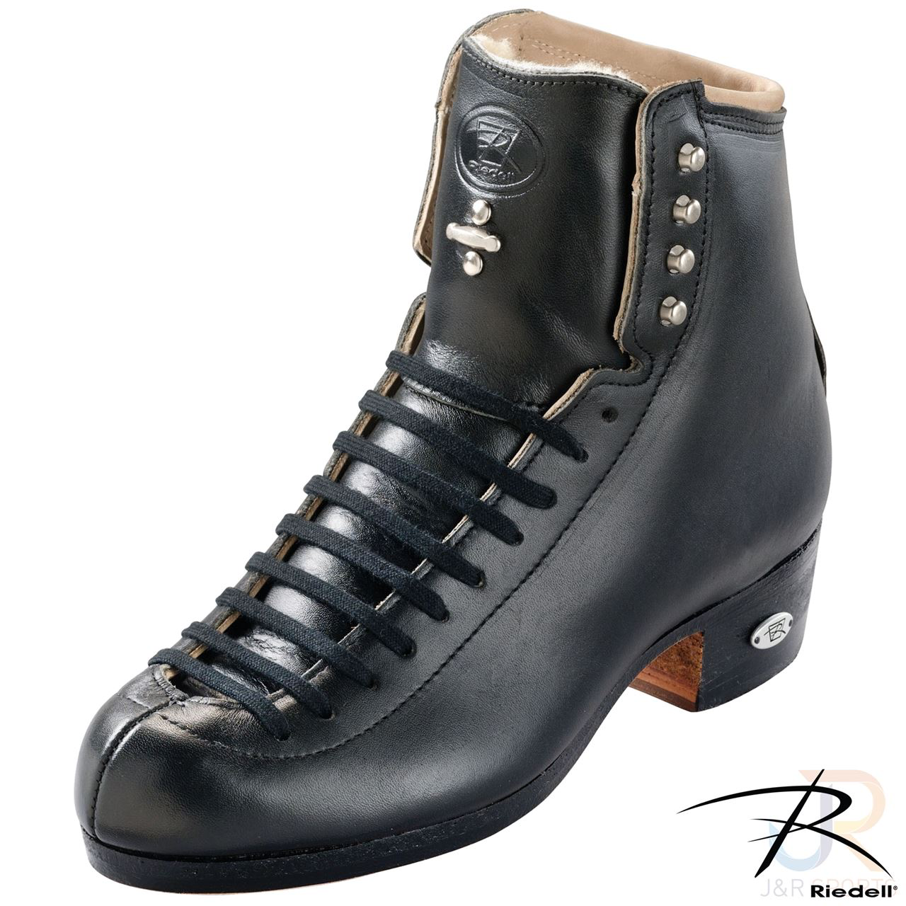 Riedell 336 TRIBUTE High Top Skate Boots - Black