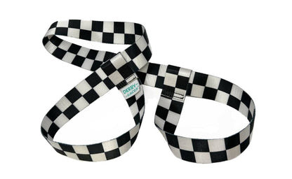 Checkered Black and White Skate Leash