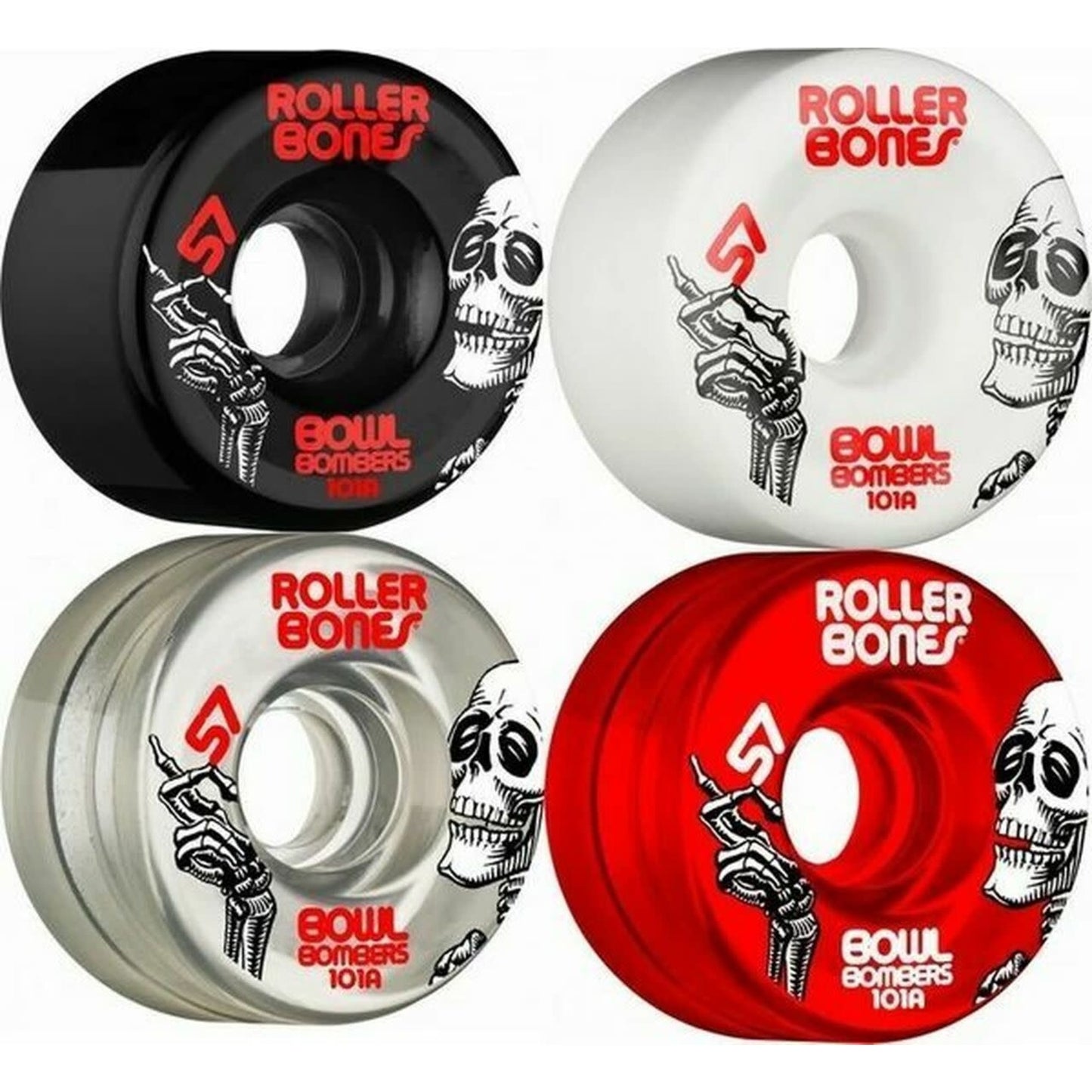 RollerBones Bowl Bombers 8 Pack 101a 57mm Various Colours