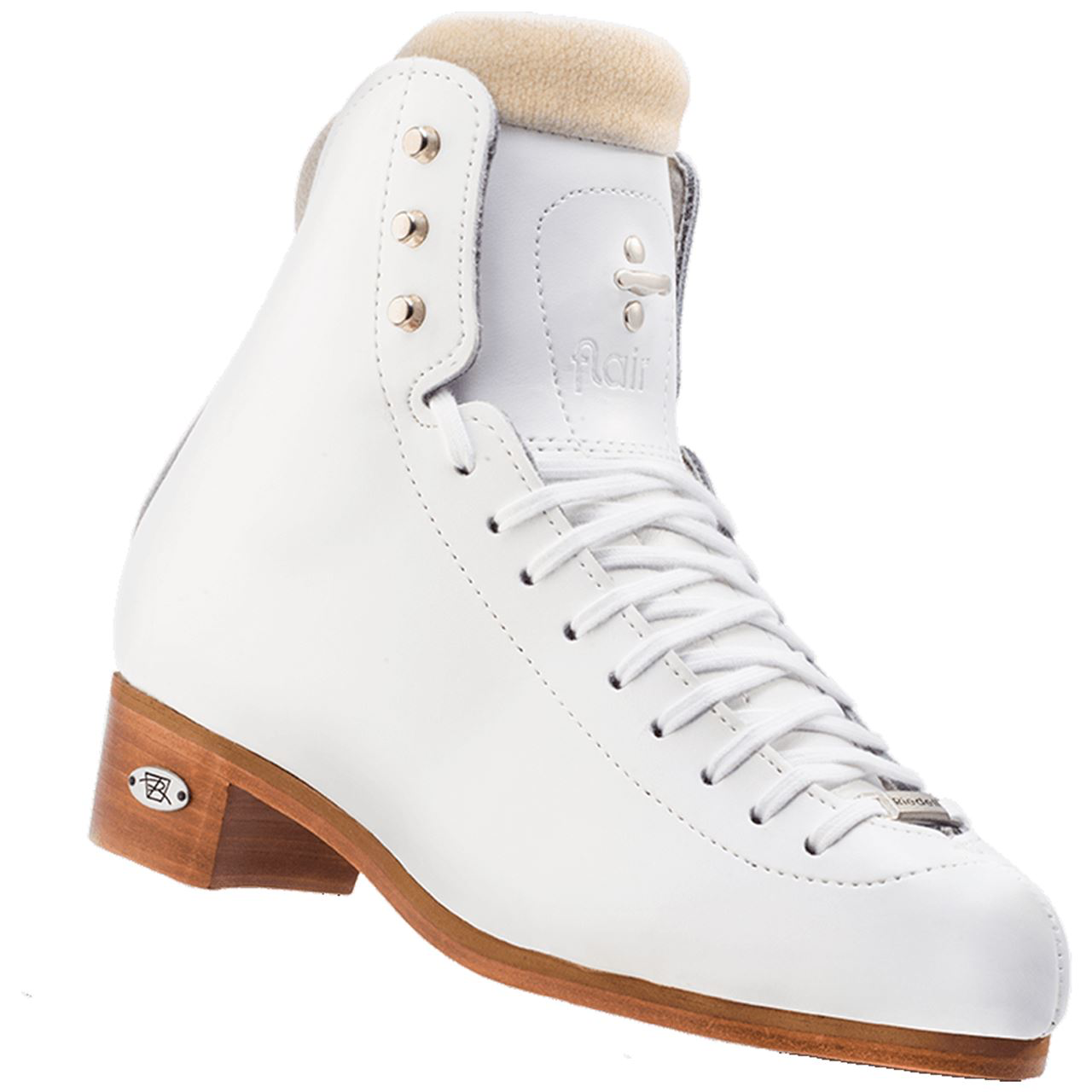 Riedell 910 FLAIR White High Top Boots