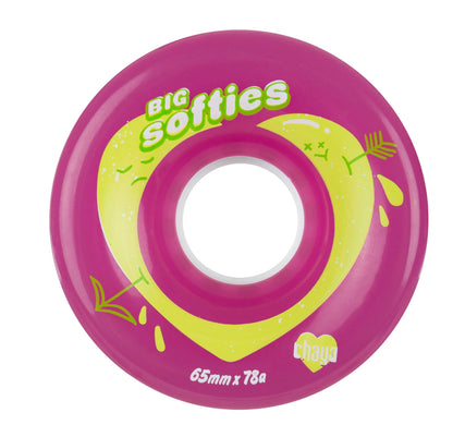 Big Softies 65mm/78a - Clear Pink - 4 Pack