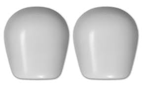 S1 PRO KNEE PADS - REPLACEMENT CAPS - WHITE