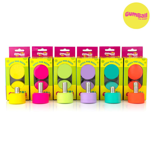 GUMBALL TOE STOPS (various colours)