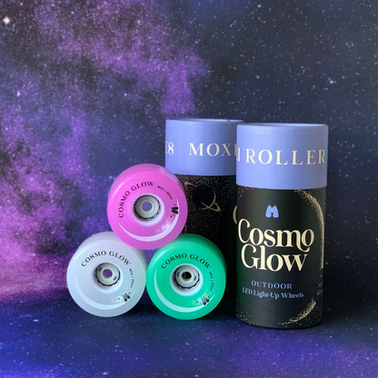 MOXI COSMO GLOW LED WHEELS (4 PACK)